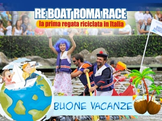 1reboatromarace buone vancanze riciclo costruire barca mare lago divertimento regatariciclata sostenibilita estate