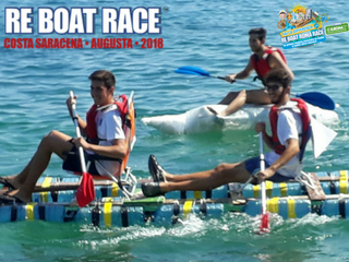 re boat roma race re boat race costa saracena augusta sicilia 2018 regata riciclata sostenibilita