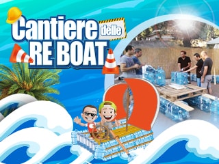 reboatromaracce cantiere citta in tasca sostenibilita parco degli scipioni inaugurazione cantiere re boat regata riciclata