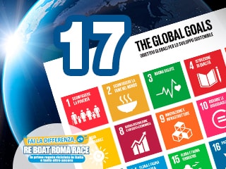 I 17 Obiettivi dell'Agenda 2030 reboatromarace global goals agenda 2030 sviluppo sostenibile regata riciclata
